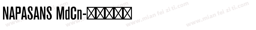 NAPASANS MdCn字体转换